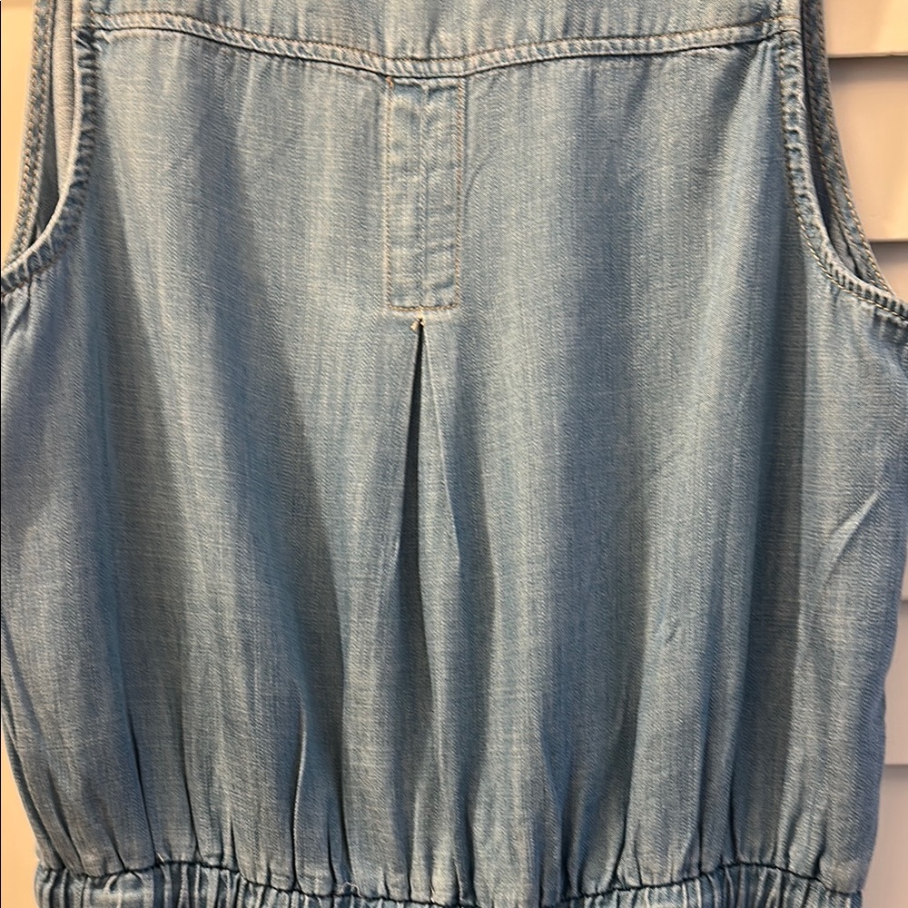 Knox Rose Light Blue Sleeveless Jumpsuit - Picture 5 of 7